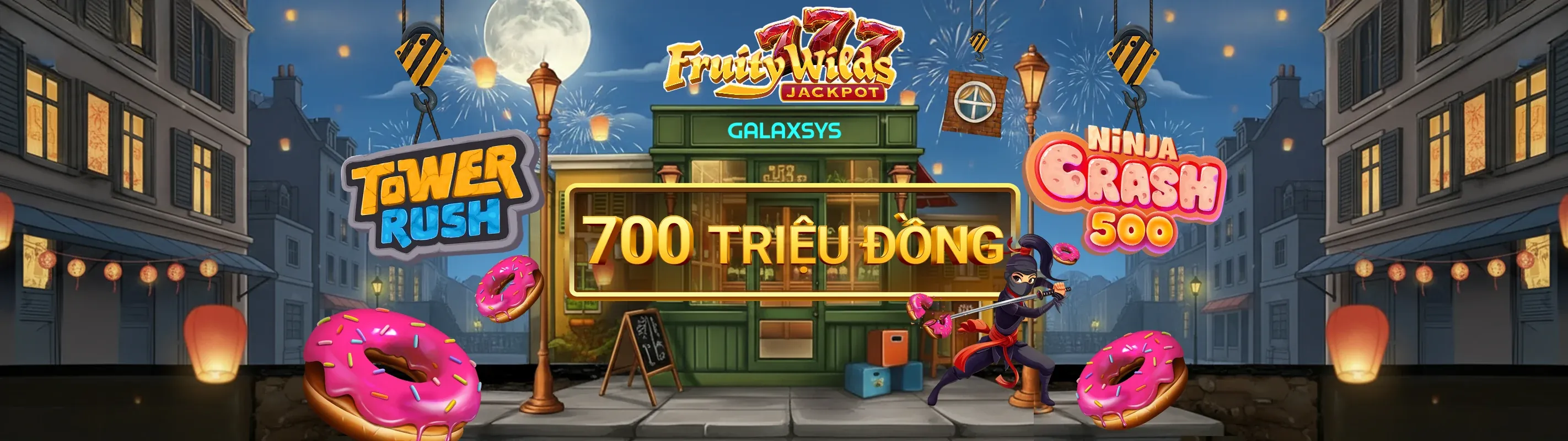 Hình ảnh Nổ Hũ full 88 với các biểu tượng slot game lấp lánh